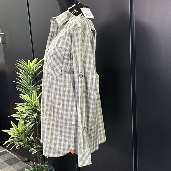 Walls Bowie UPF 50+ work,flex,moisture wick,under arm gussets,drop tail,pockets - Picture 5 of 15